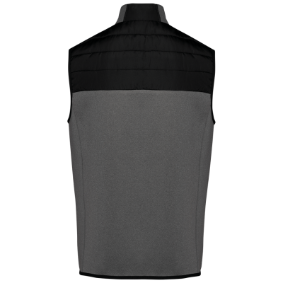 Men's bi-material bodywarmer